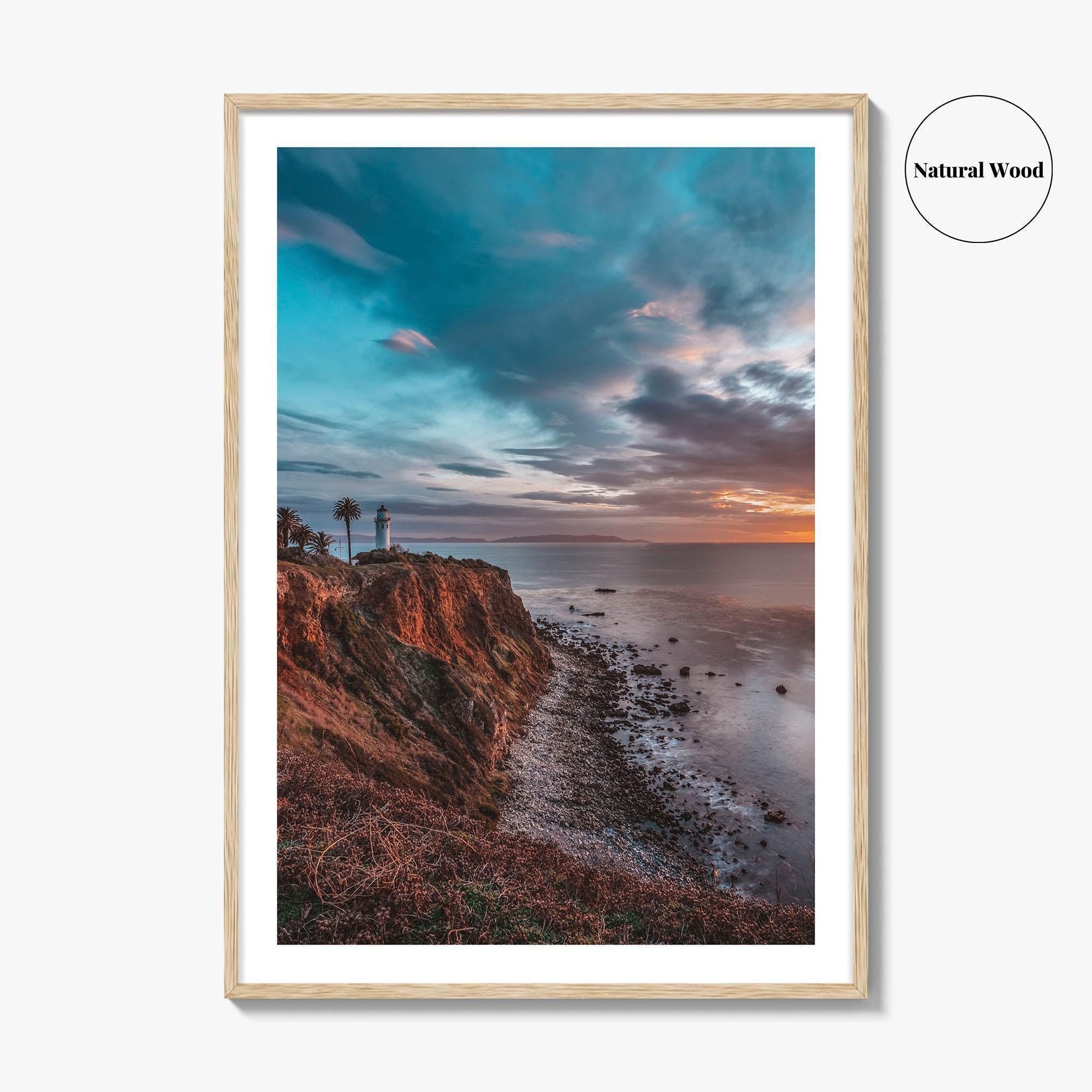 Rancho Palos Verdes Fine Art Photo Print, Point Vicente Lighthouse, California Wall Poster