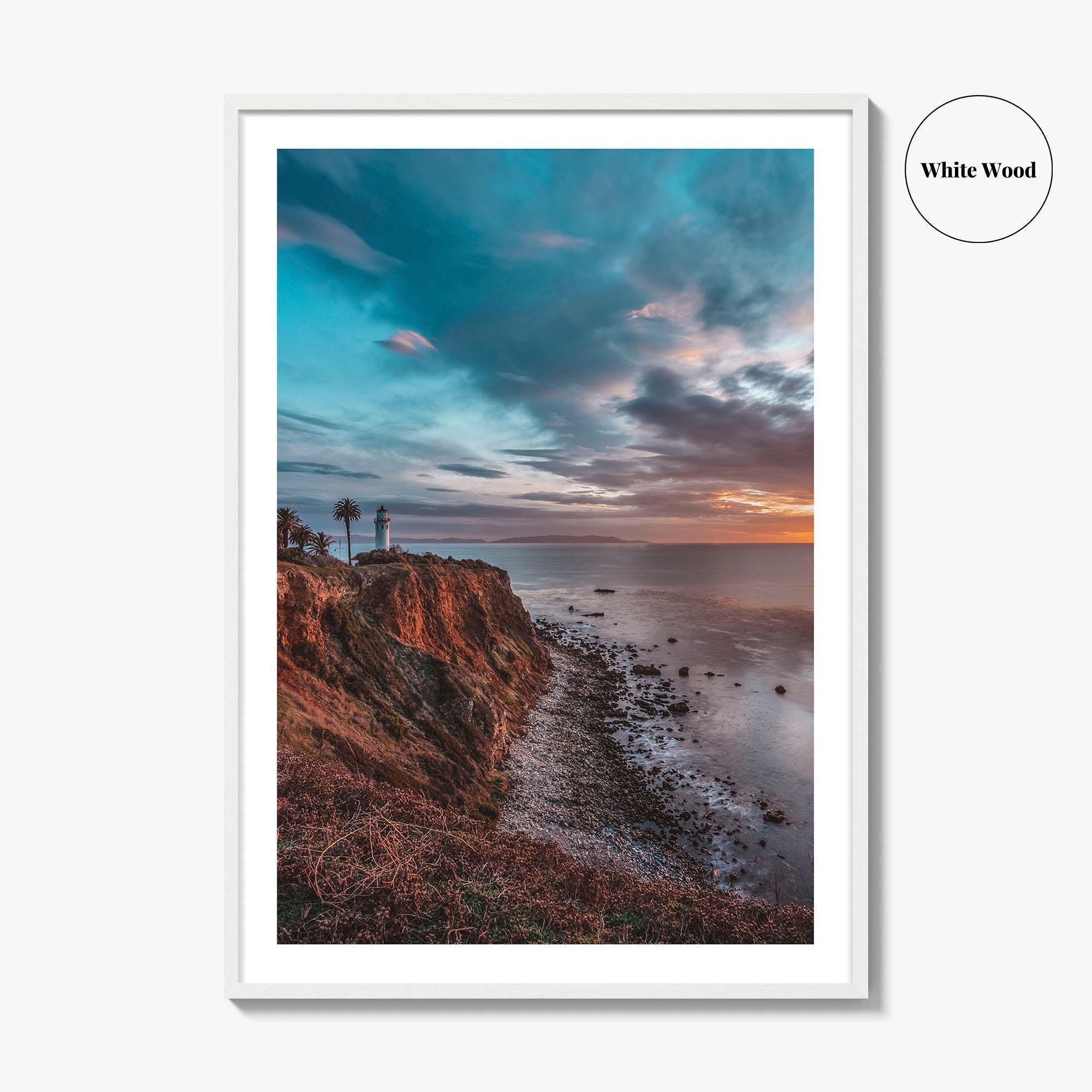 Rancho Palos Verdes Fine Art Photo Print, Point Vicente Lighthouse, California Wall Poster