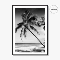 Thailand Black and White Fine Art Photo Print, Tropical Beach Wall Decor Poster