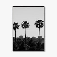Anaheim Skyline Black and White Fine Art Photo Print, Orange County Poster, California Poster