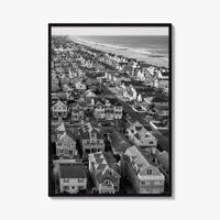 Manasquan Inlet Black and White Fine Art Photo Print, Jersey Shore NJ Poster