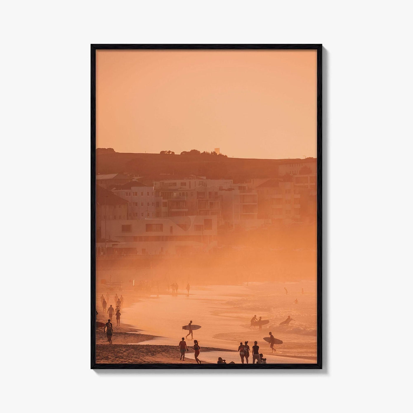 Bondi Beach Blue Fine Art Photo Print, Sydney Australia Poster, Misty Morning
