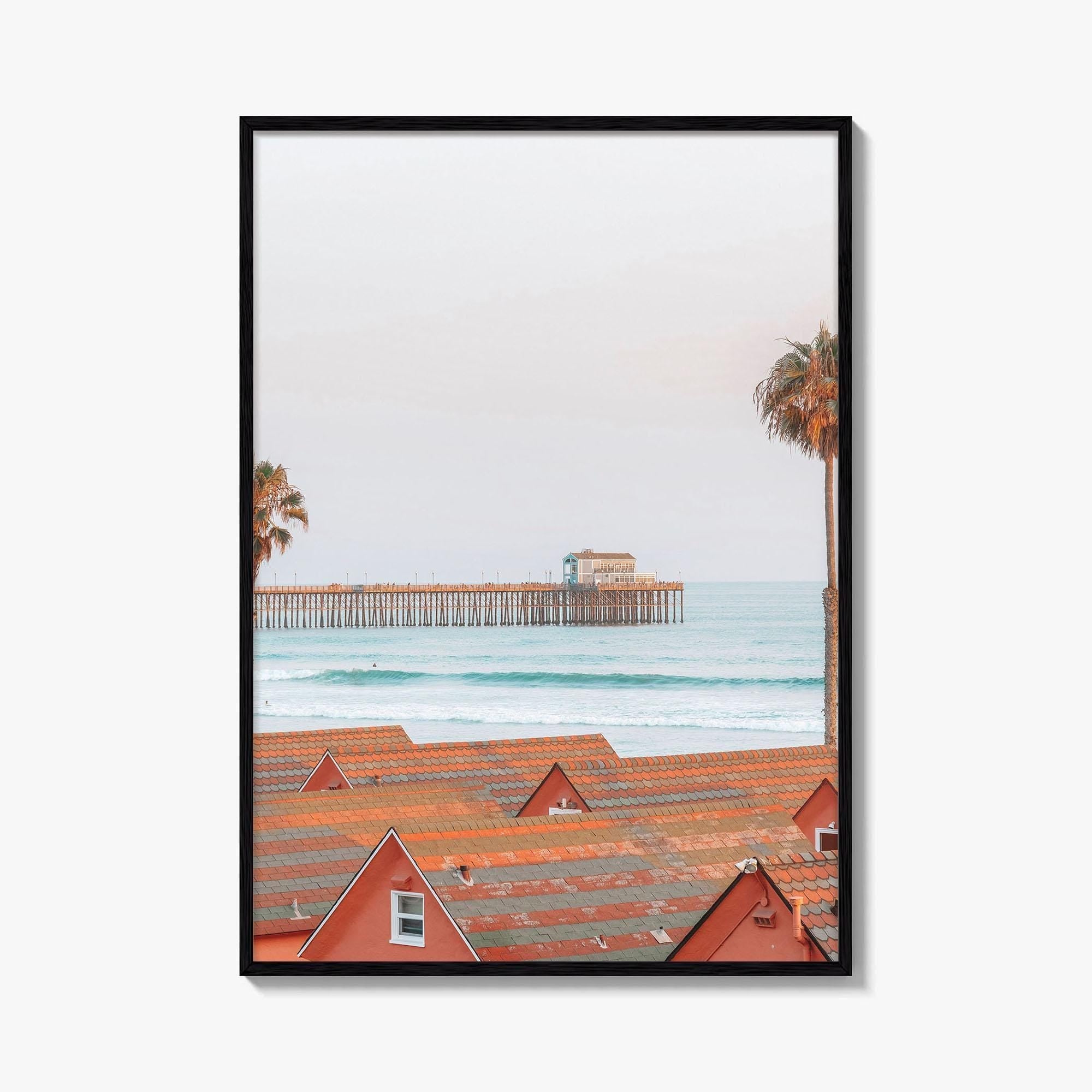 Oceanside Fine Art Photo Print, California Wall Decor, Coastal Photo Poster, USA
