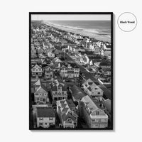 Manasquan Inlet Black and White Fine Art Photo Print, Jersey Shore NJ Poster