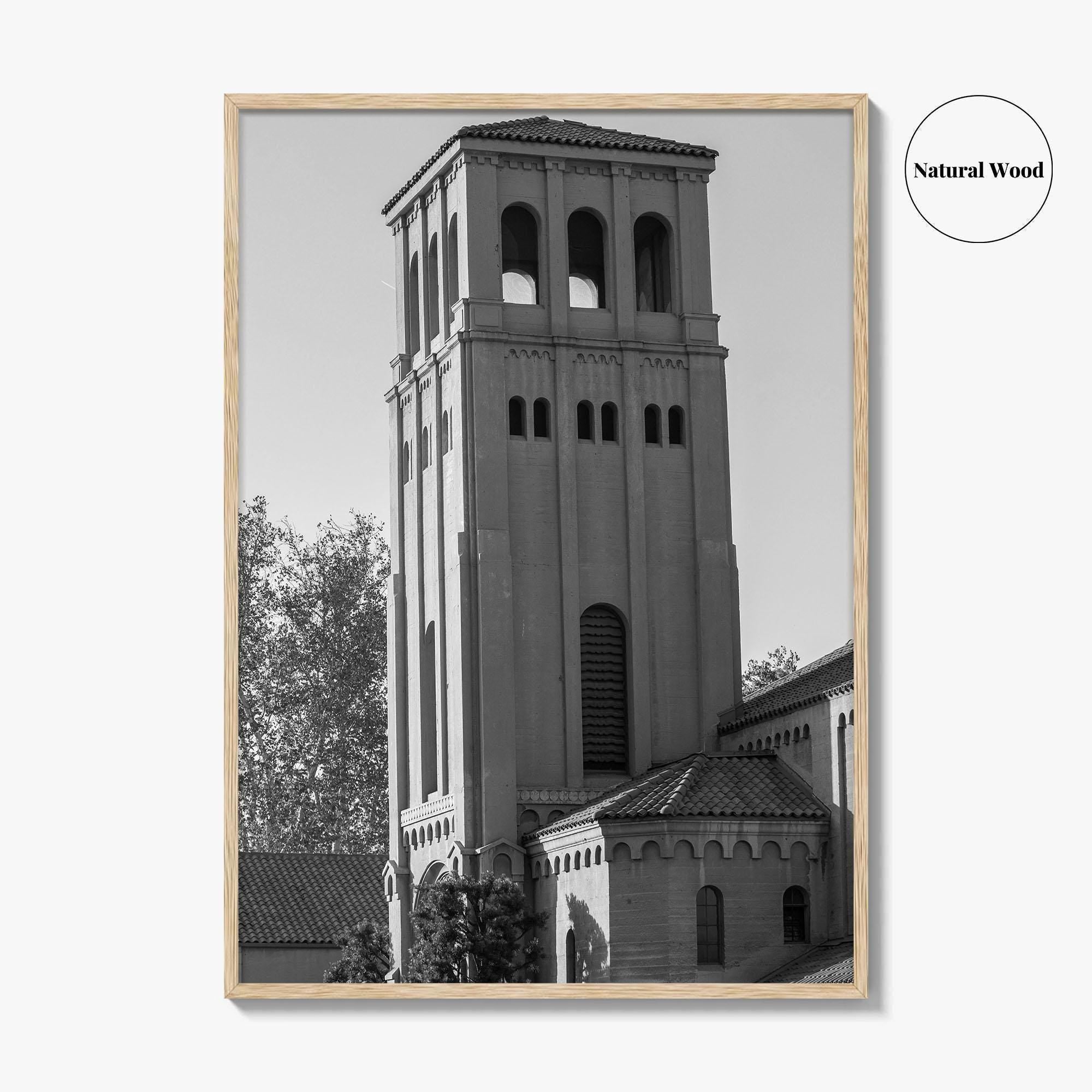 Bakersfield Skyline Black and White Fine Art Photo Print, Poster, California USA