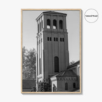 Bakersfield Skyline Black and White Fine Art Photo Print, Poster, California USA