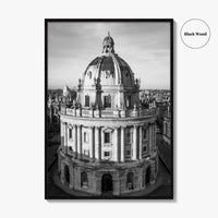 Oxford Black and White Fine Art Photo Print, Radcliffe Camera Bodleian Library Poster UK
