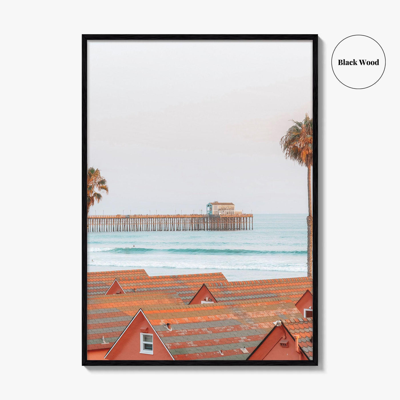 Oceanside Fine Art Photo Print, California Wall Decor, Coastal Photo Poster, USA