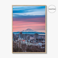 Seattle Skyline Fine Art Photo Print, City Wall Decor Poster, Washington USA