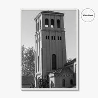 Bakersfield Skyline Black and White Fine Art Photo Print, Poster, California USA