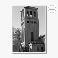 Bakersfield Skyline Black and White Fine Art Photo Print, Poster, California USA