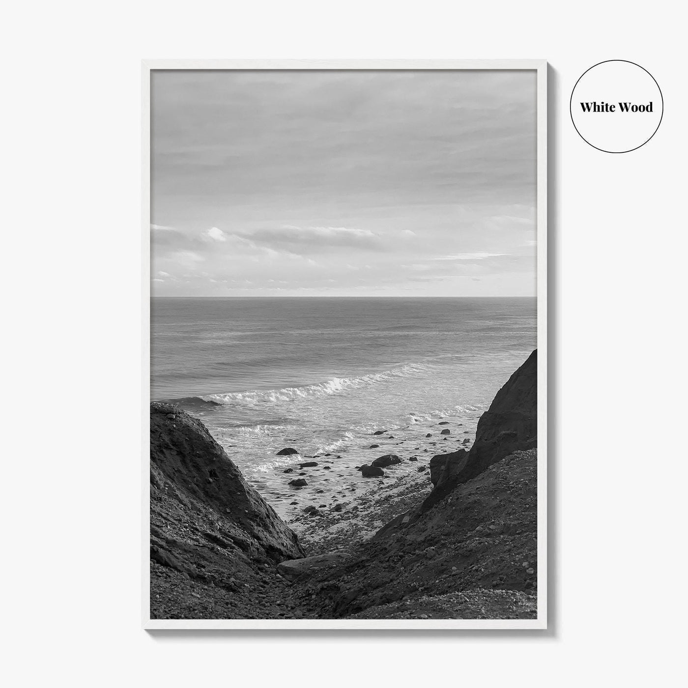 Montauk Black and White Fine Art Photo Print, Long Island Hamptons Poster