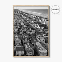 Manasquan Inlet Black and White Fine Art Photo Print, Jersey Shore NJ Poster
