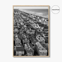 Manasquan Inlet Black and White Fine Art Photo Print, Jersey Shore NJ Poster