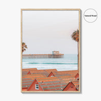 Oceanside Fine Art Photo Print, California Wall Decor, Coastal Photo Poster, USA