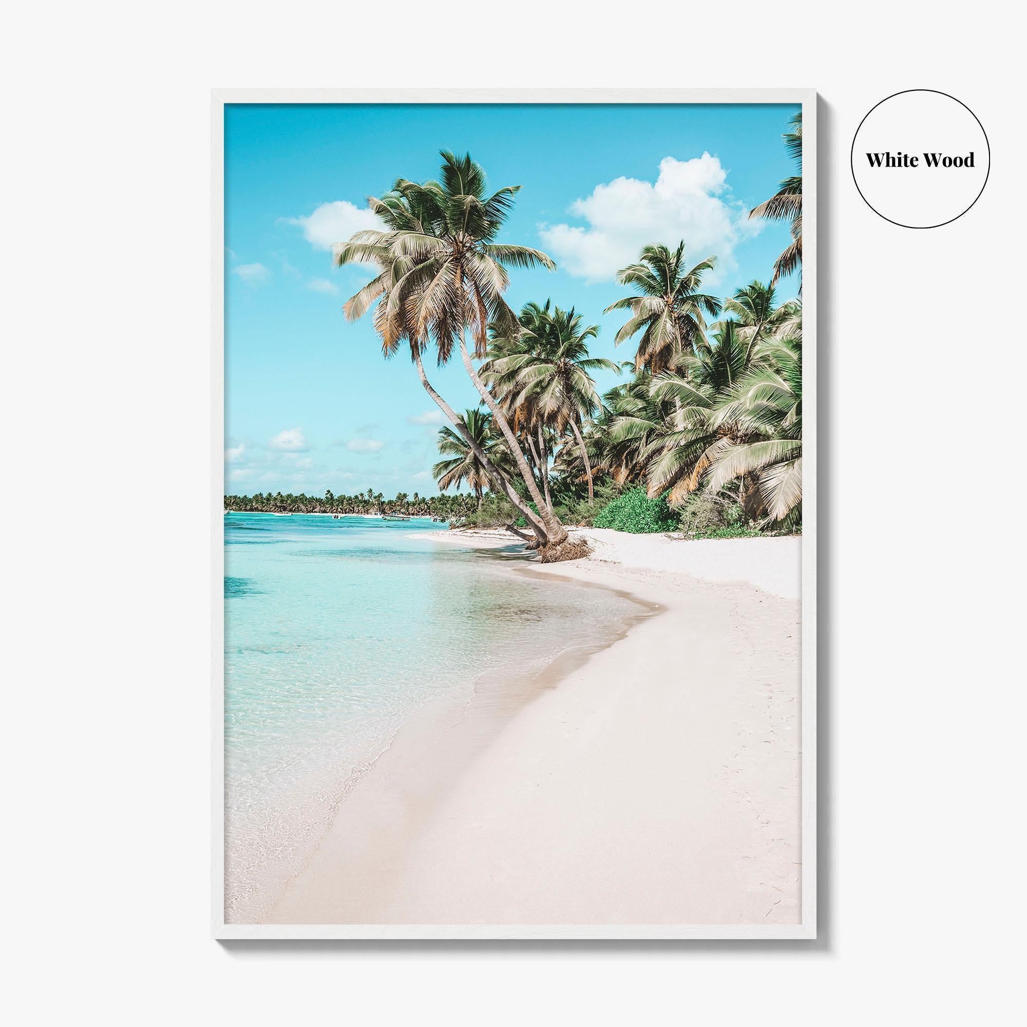 Jamaica Fine Art Photo Print, Tropical Island Beach, Palm Trees, Caribbean Wall Decor, Poster