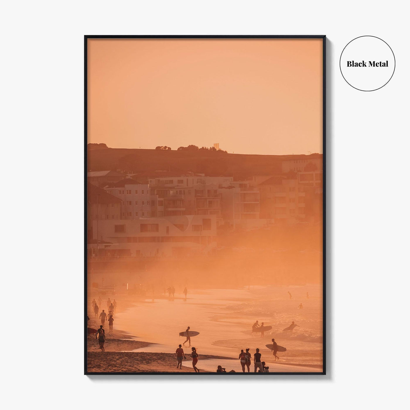 Bondi Beach Blue Fine Art Photo Print, Sydney Australia Poster, Misty Morning