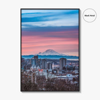 Seattle Skyline Fine Art Photo Print, City Wall Decor Poster, Washington USA