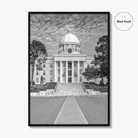 Alabama Black and White Fine Art Photo Print, Montgomery Capitol Poster, USA Poster