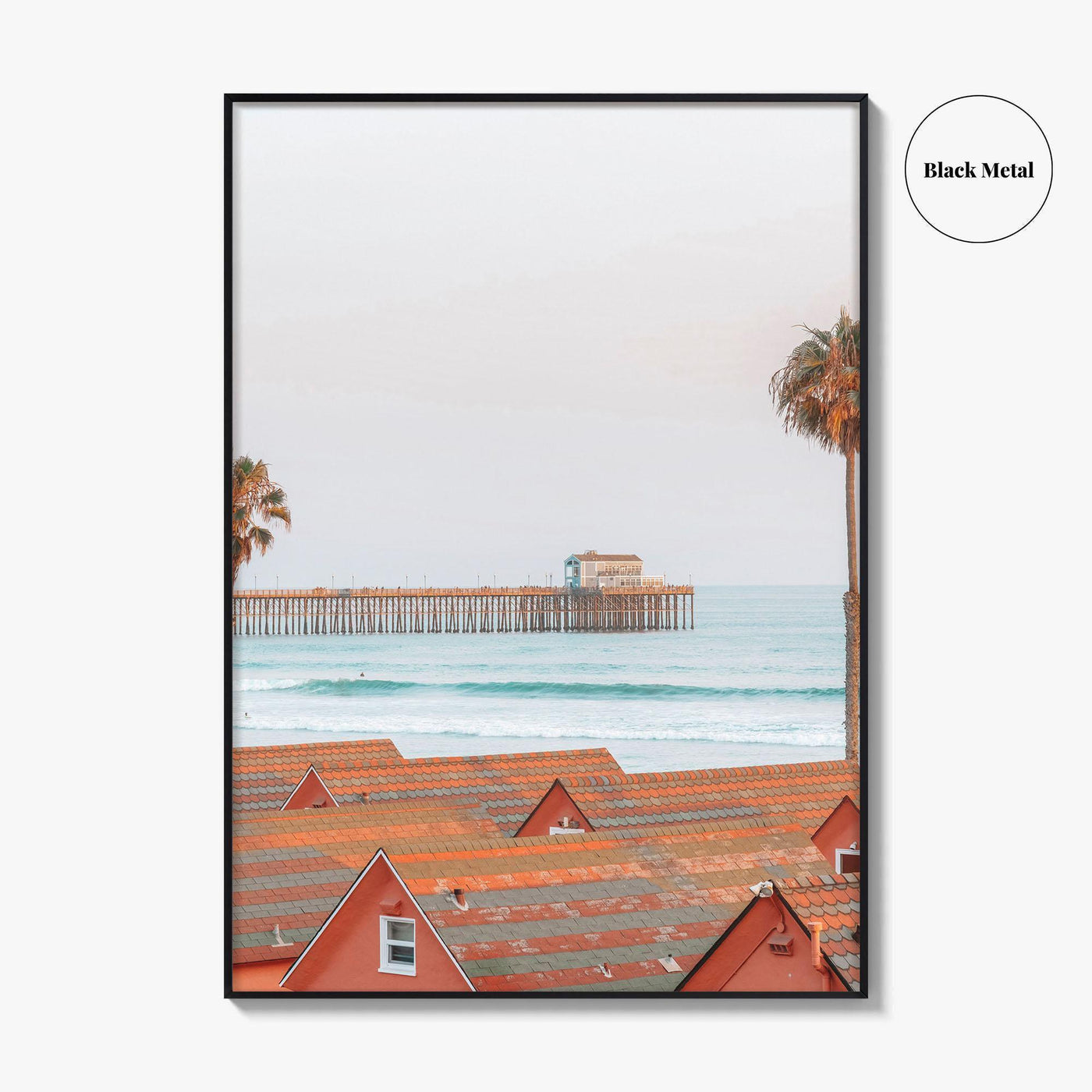 Oceanside Fine Art Photo Print, California Wall Decor, Coastal Photo Poster, USA