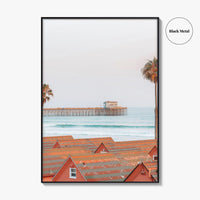 Oceanside Fine Art Photo Print, California Wall Decor, Coastal Photo Poster, USA