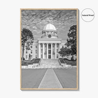 Alabama Black and White Fine Art Photo Print, Montgomery Capitol Poster, USA Poster