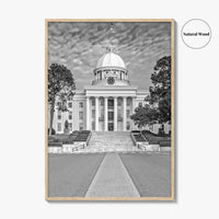 Alabama Black and White Fine Art Photo Print, Montgomery Capitol Poster, USA Poster