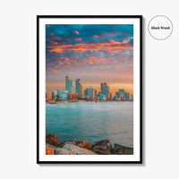 Tel Aviv Skyline Fine Art Photo Print, Israel Wall Decor, Travel Poster