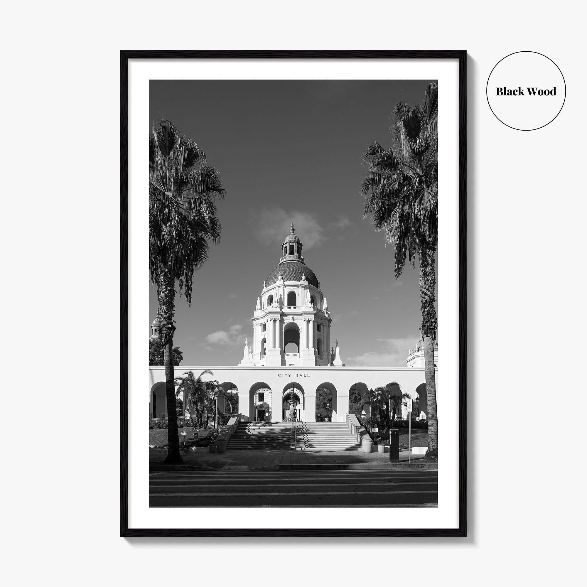 Pasadena Black and White Fine Art Photo Print, Los Angeles California Poster