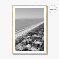 Hilton Head Island Black and White Fine Art Photo Print, Coligny South Carolina Poster