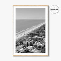 Hilton Head Island Black and White Fine Art Photo Print, Coligny South Carolina Poster