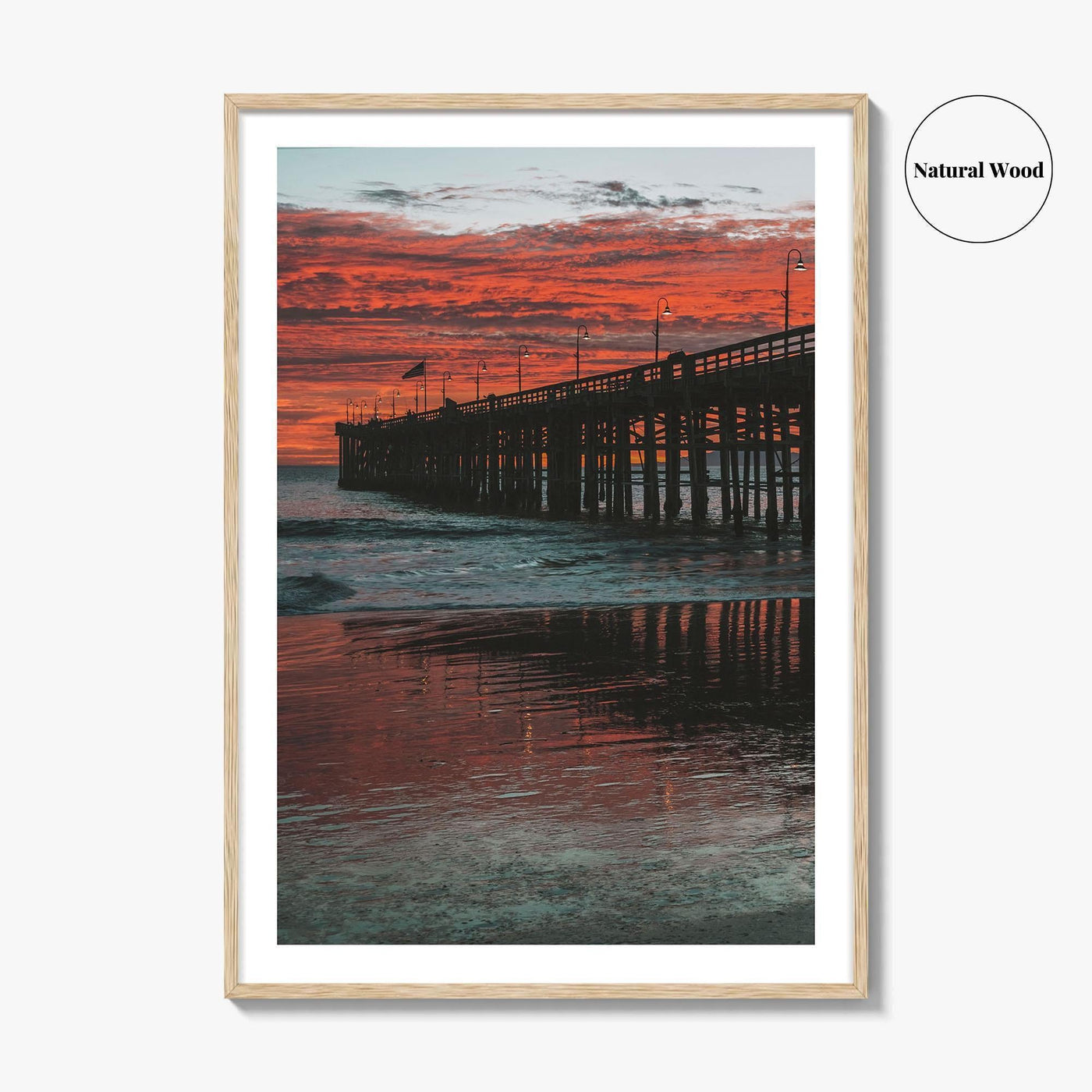 Ventura Fine Art Photo Print, Ventura Pier, California USA Wall Poster