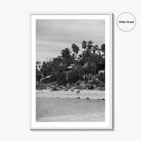 Los Barriles Black and White Fine Art Photo Print, Baja California Sur Poster