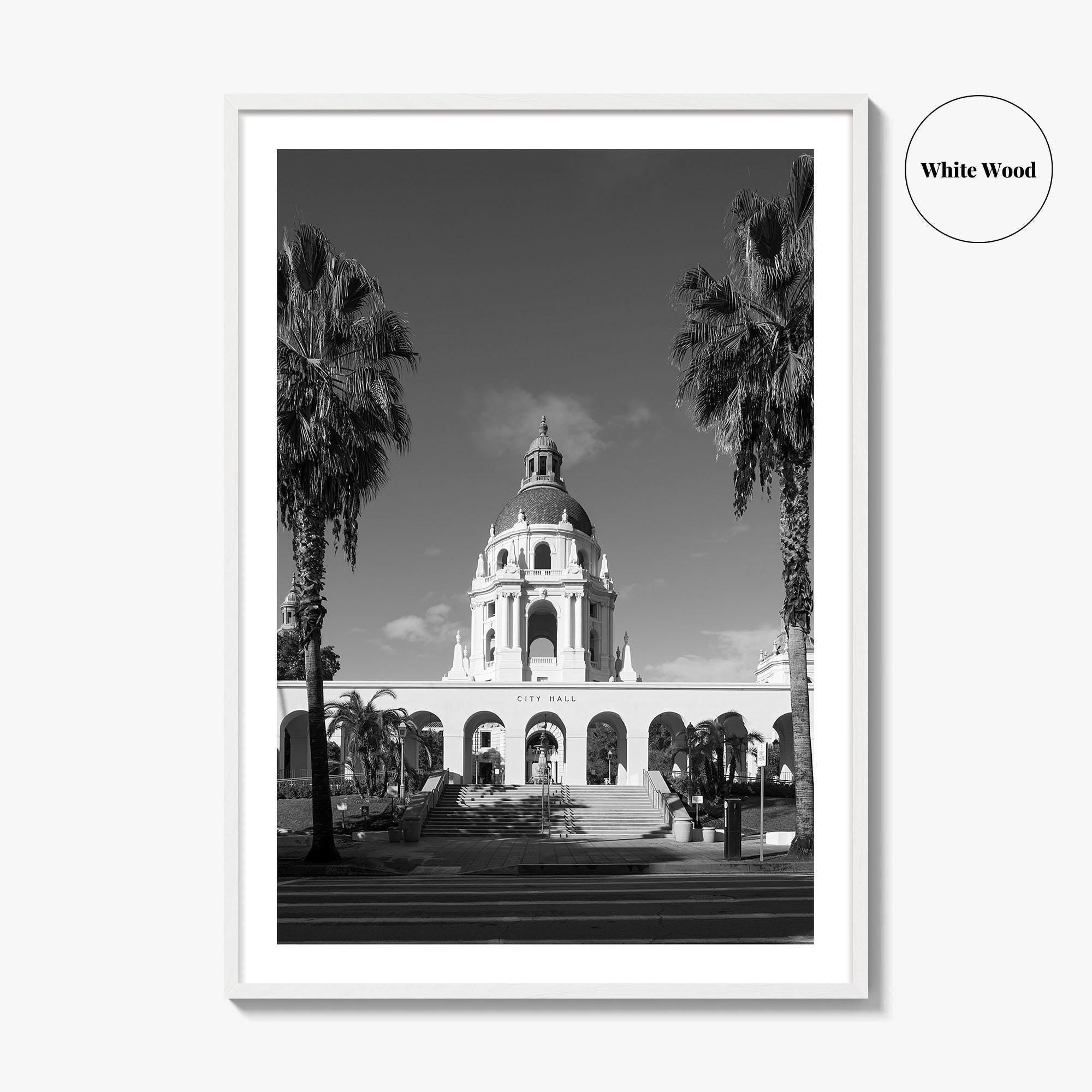 Pasadena Black and White Fine Art Photo Print, Los Angeles California Poster