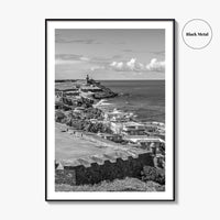 Puerto Rico Black and White Fine Art Photo Print, Old San Juan, El Morro
