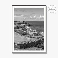 Puerto Rico Black and White Fine Art Photo Print, Old San Juan, El Morro