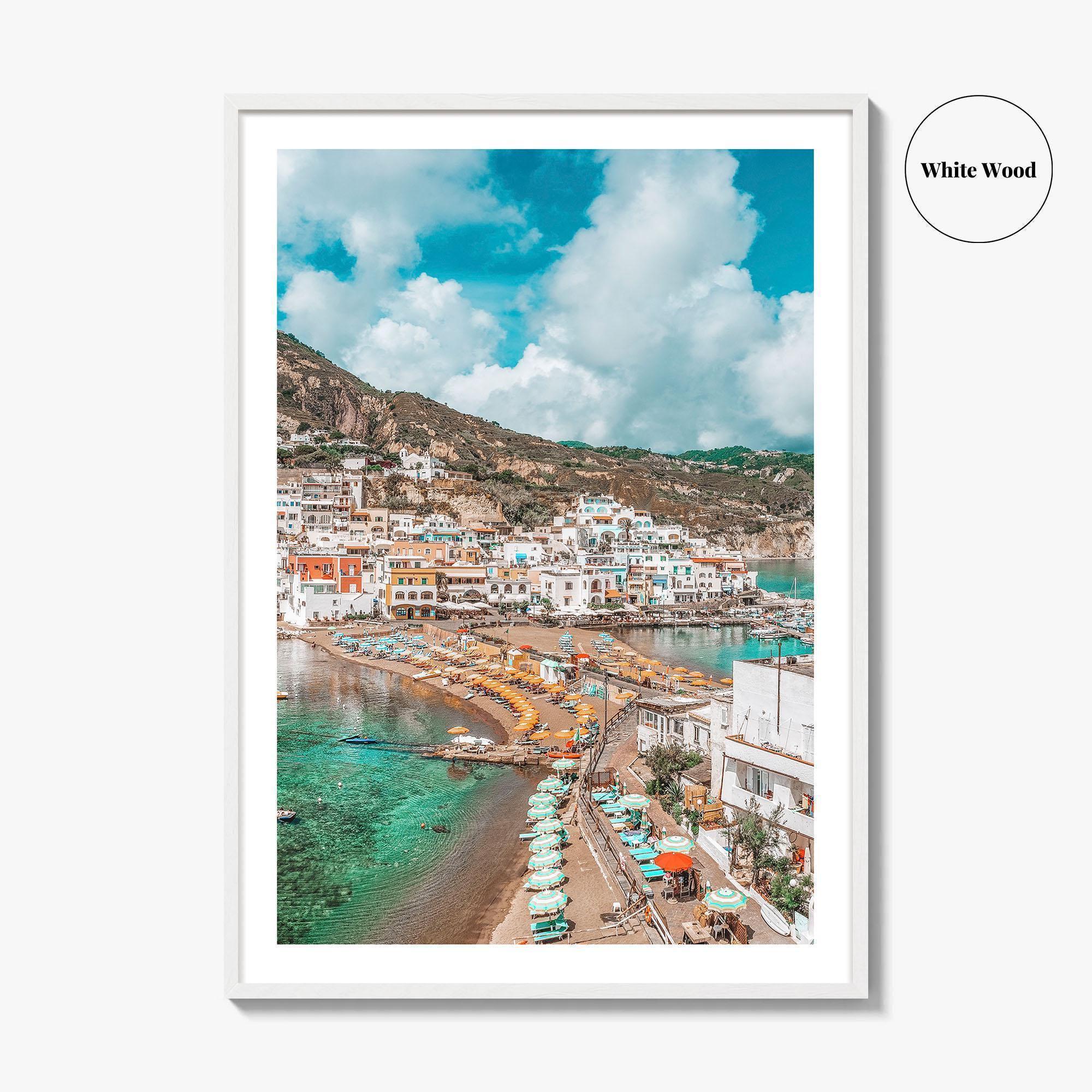 Ischia Italy Fine Art Photo Print, Sant'Angelo Village, Campania Coastal Poster