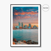 Tel Aviv Skyline Fine Art Photo Print, Israel Wall Decor, Travel Poster