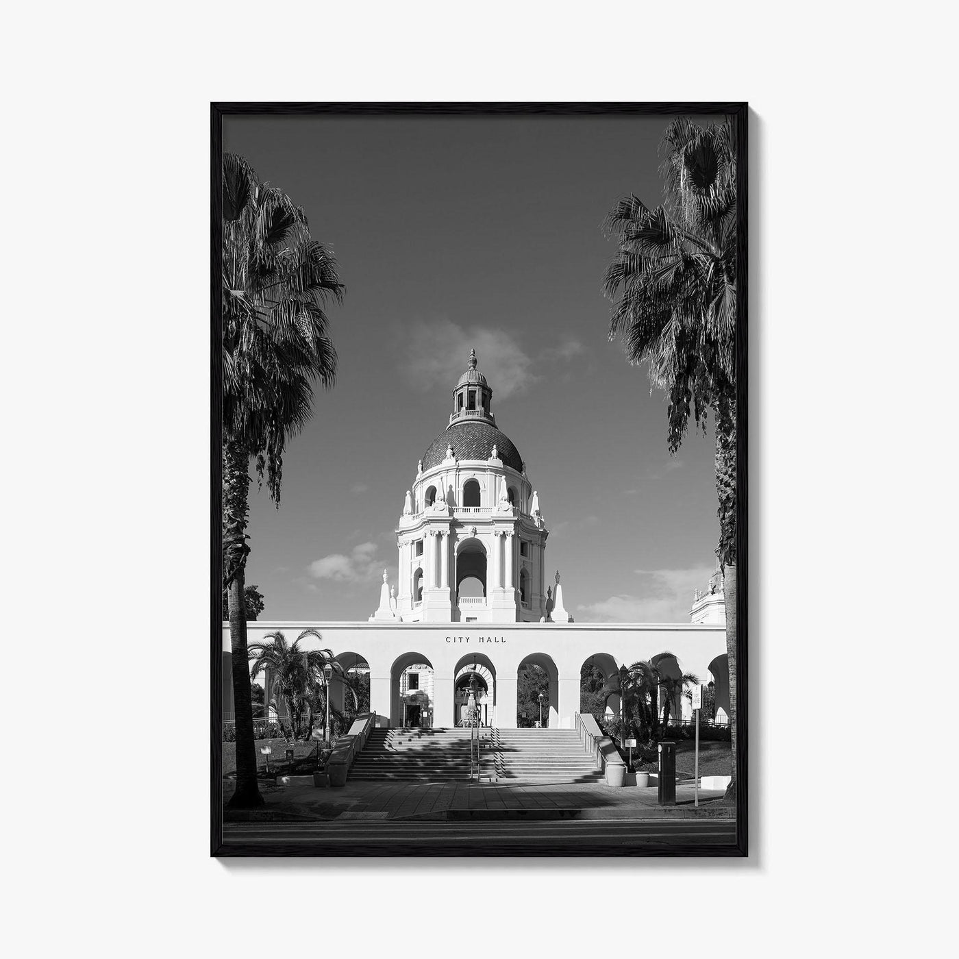 Pasadena Black and White Fine Art Photo Print, Los Angeles California Poster