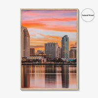 San Diego Skyline Fine Art Photo Print, California USA, Downtown Wall Decor Poster