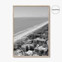 Hilton Head Island Black and White Fine Art Photo Print, Coligny South Carolina Poster