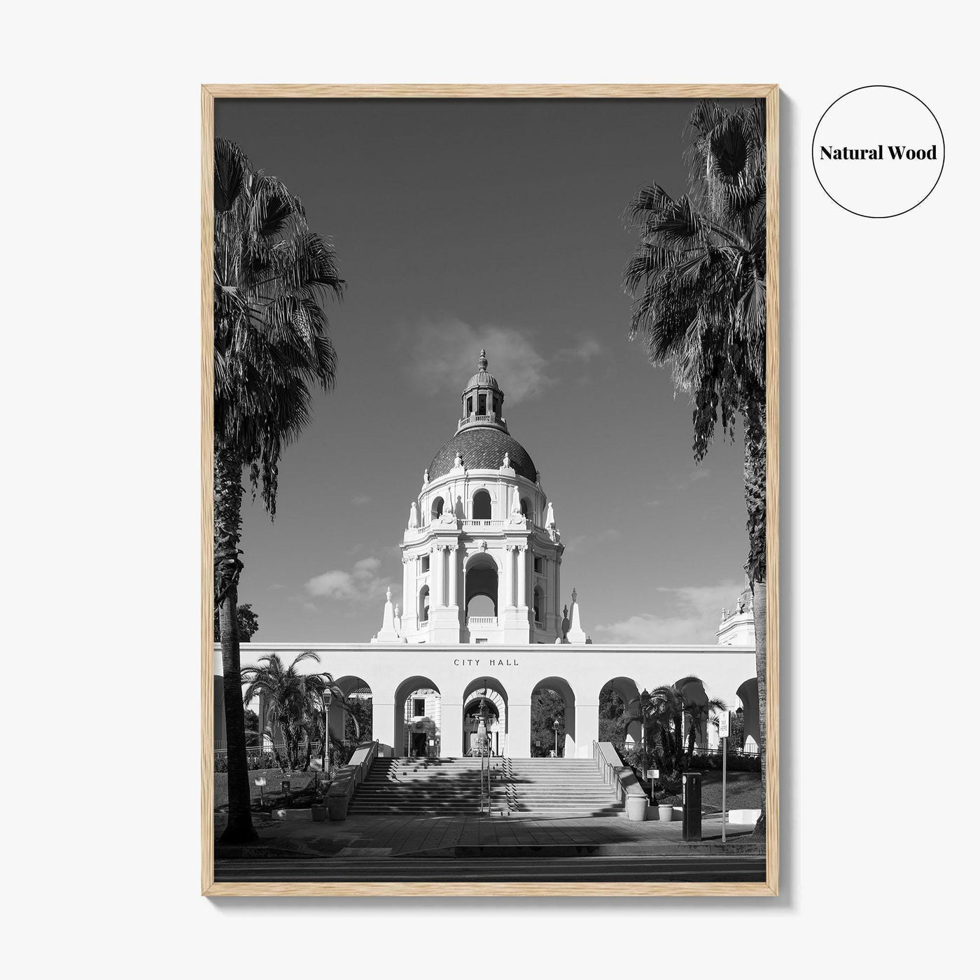 Pasadena Black and White Fine Art Photo Print, Los Angeles California Poster