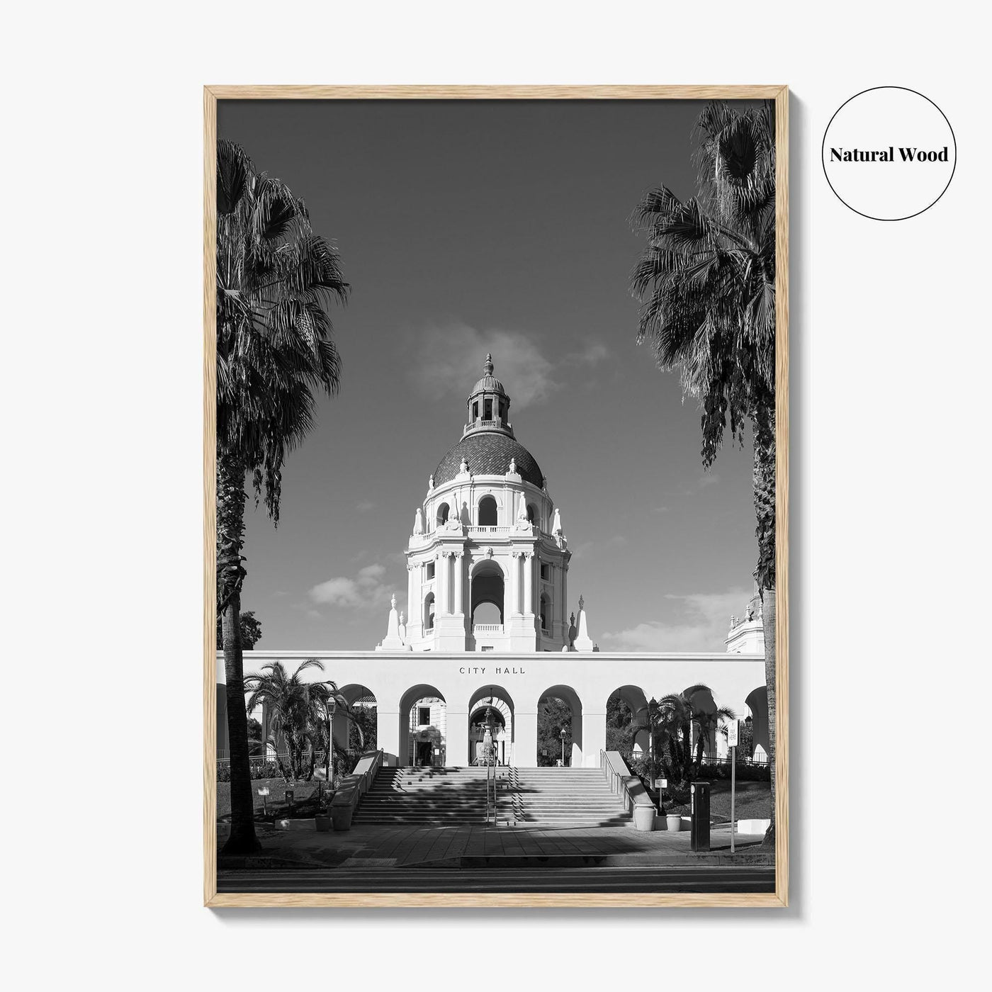 Pasadena Black and White Fine Art Photo Print, Los Angeles California Poster