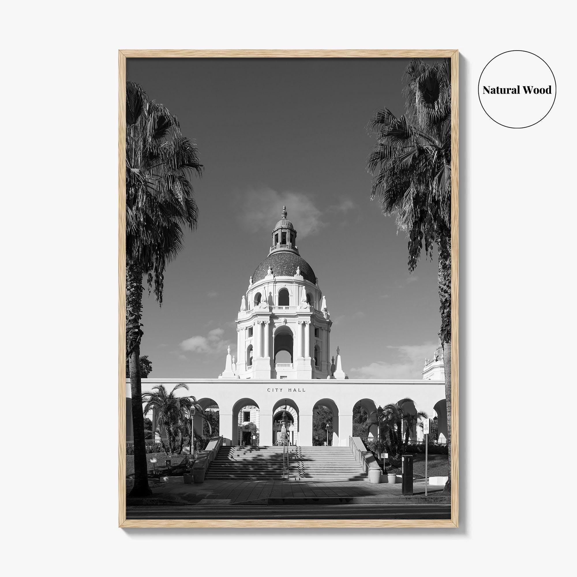 Pasadena Black and White Fine Art Photo Print, Los Angeles California Poster