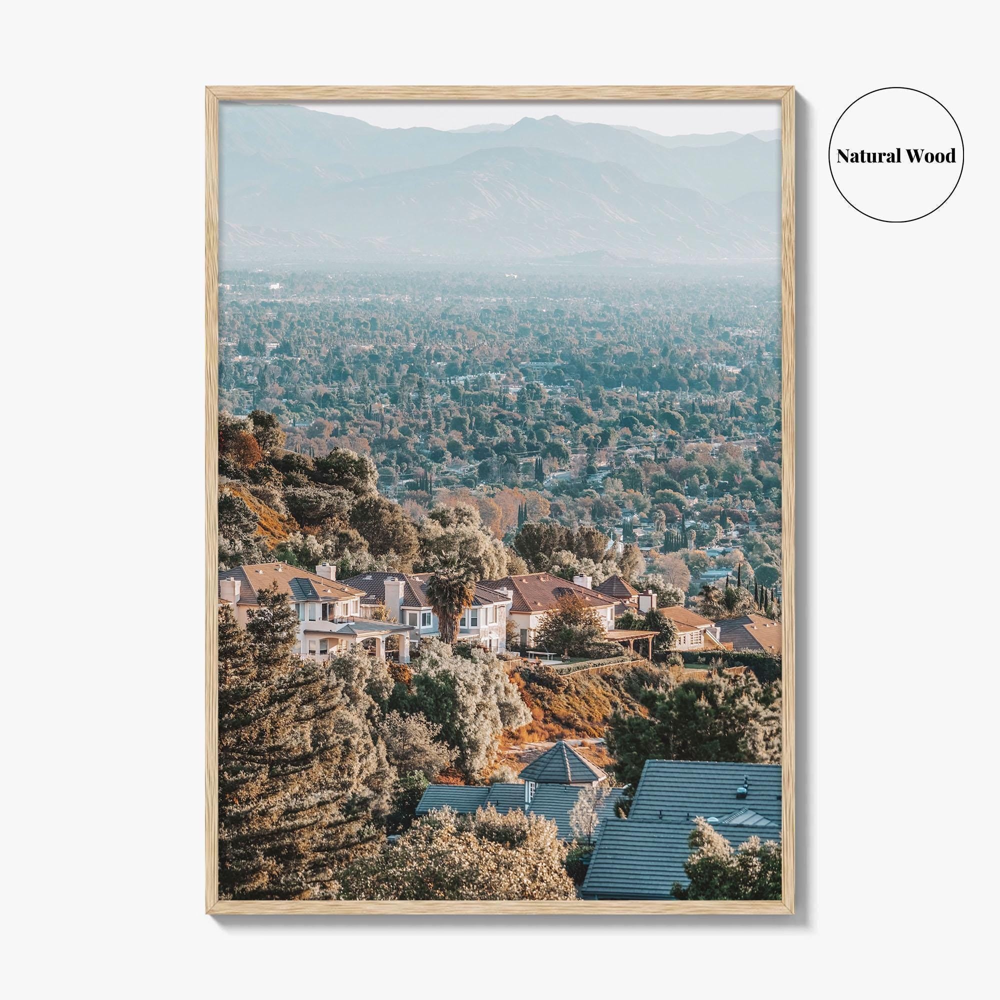 San Fernando Valley Fine Art Photo Print, West Hills Los Angeles California Poster