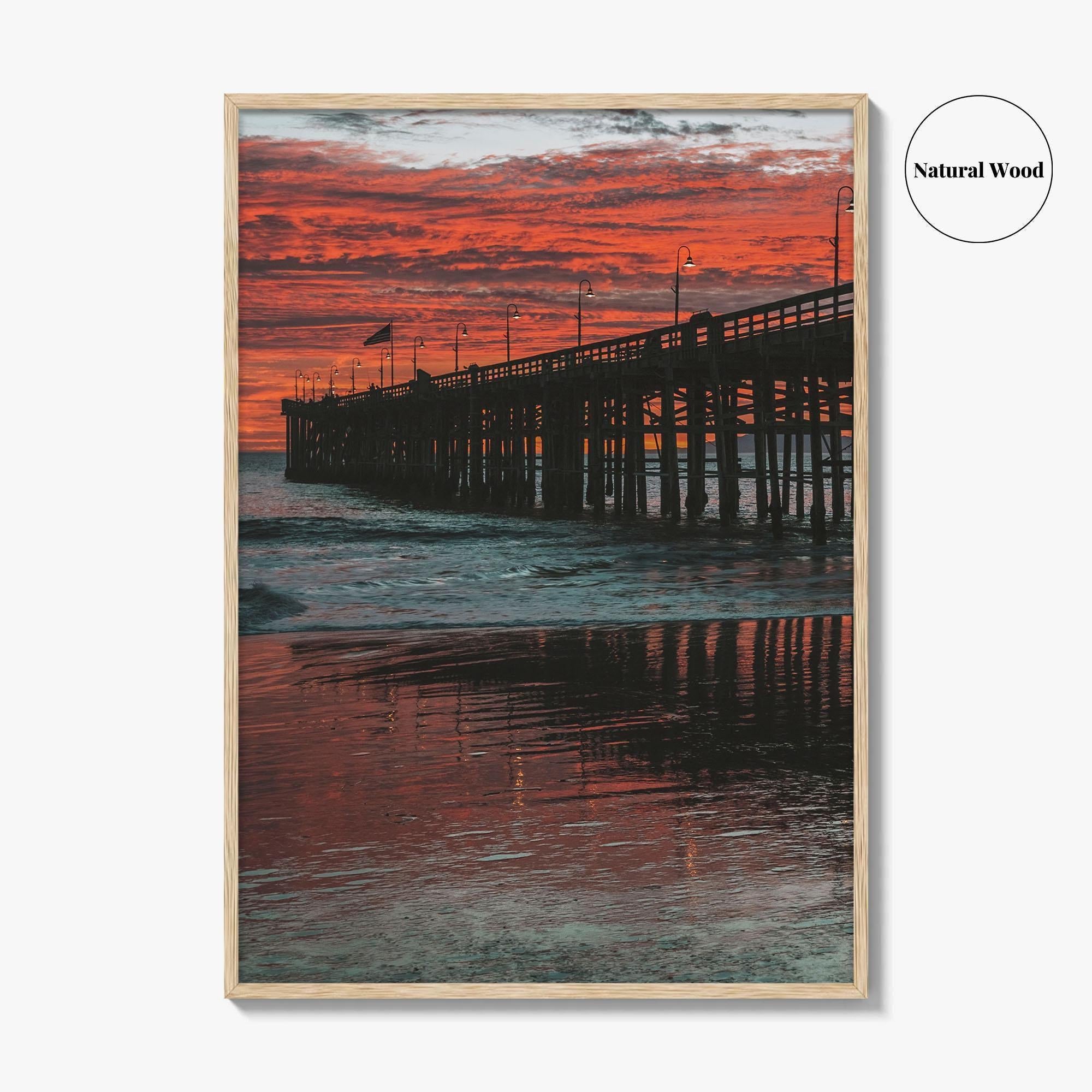 Ventura Fine Art Photo Print, Ventura Pier, California USA Wall Poster