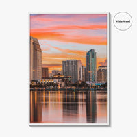 San Diego Skyline Fine Art Photo Print, California USA, Downtown Wall Decor Poster