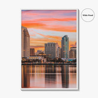 San Diego Skyline Fine Art Photo Print, California USA, Downtown Wall Decor Poster
