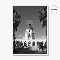 Pasadena Black and White Fine Art Photo Print, Los Angeles California Poster
