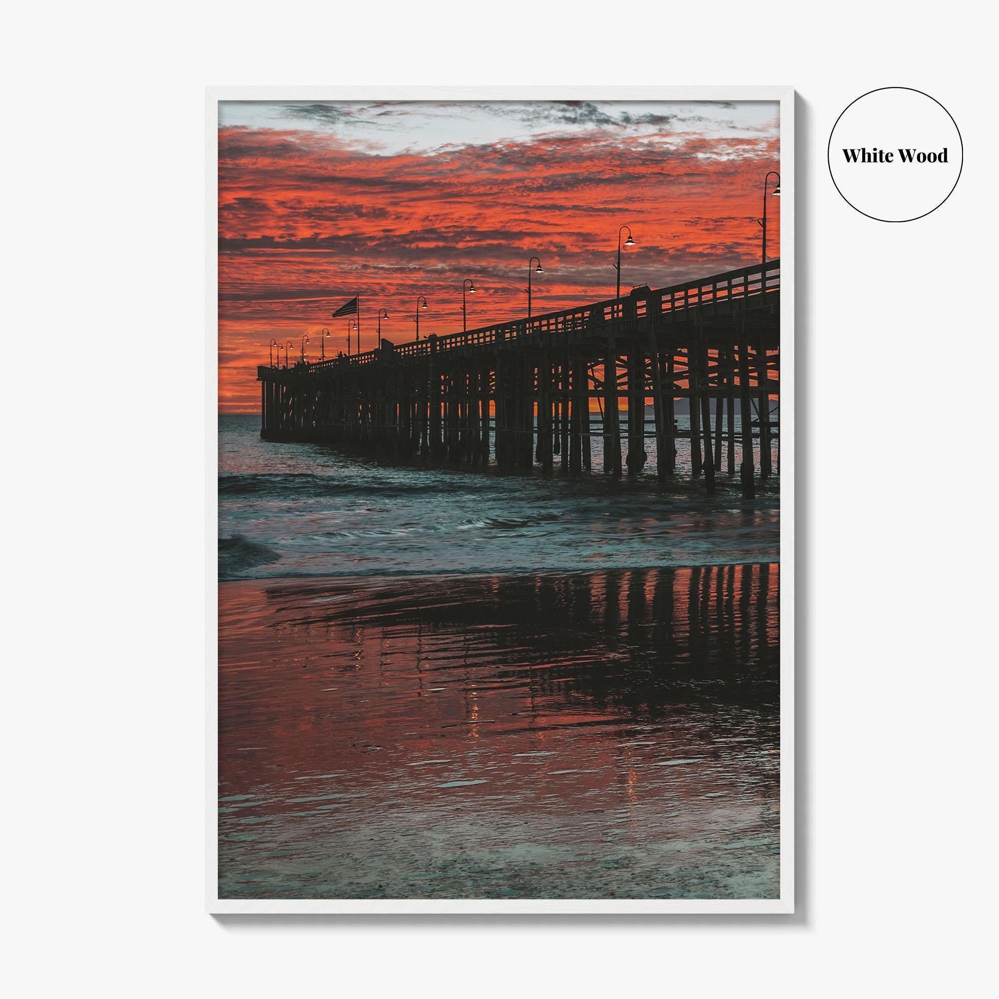 Ventura Fine Art Photo Print, Ventura Pier, California USA Wall Poster